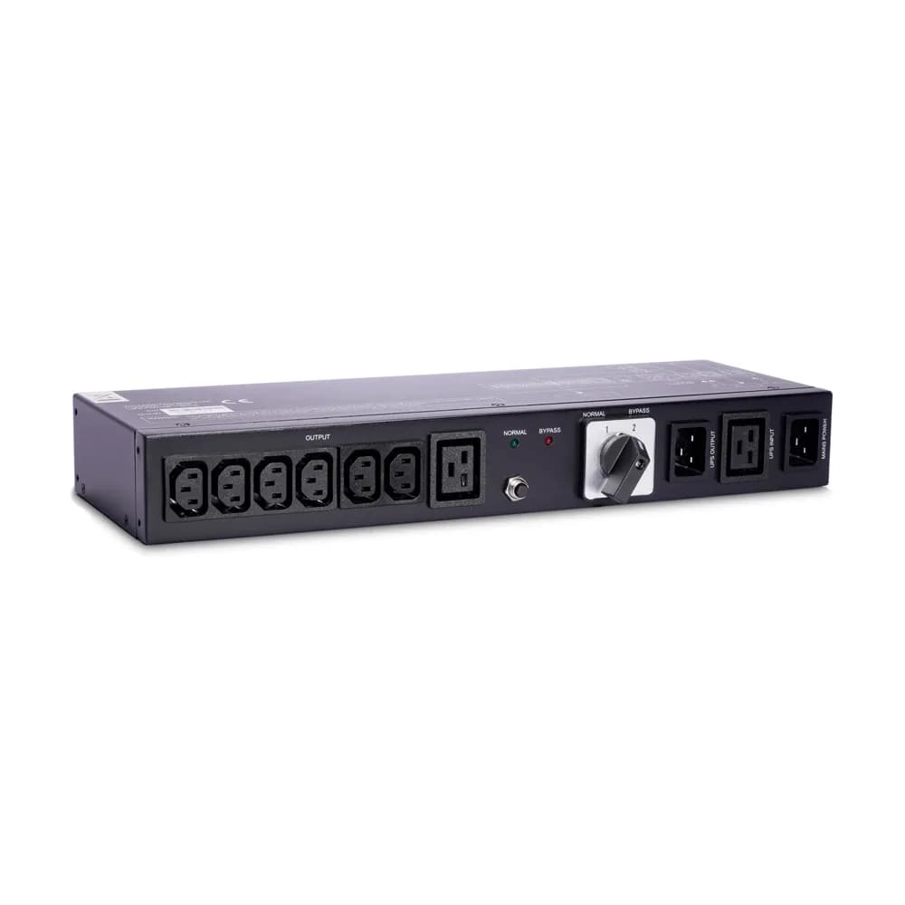 Switch Bypass con PDU para UPS 1–3 kVA · Rack